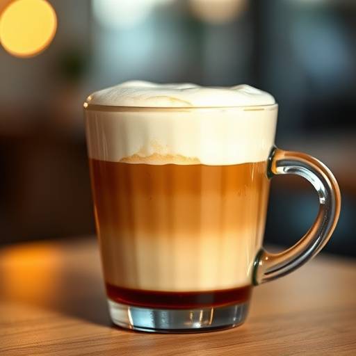 A classic cappuccino with equal parts espresso, steamed milk, and foamed milk