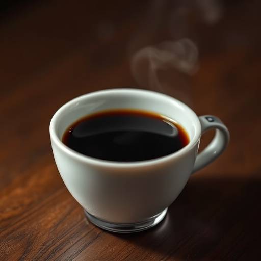 A shot of rich, dark espresso in a small cup